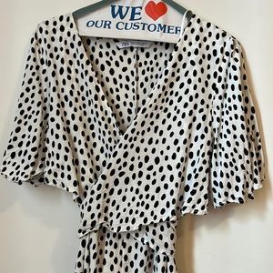 Zara wrap dress